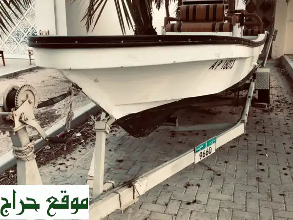 قارب مارينه شبه جديد للبيع في الشارقة - محرك ياماها...