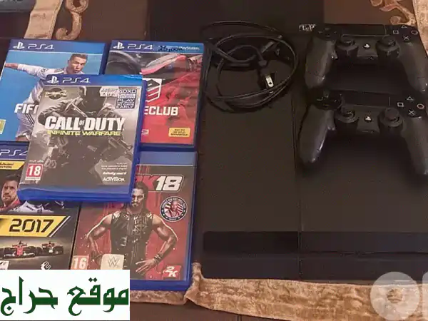 بلايستيشن 4 (PS4 Fat) بحالة ممتازة -  سعر لا يُفوّت!