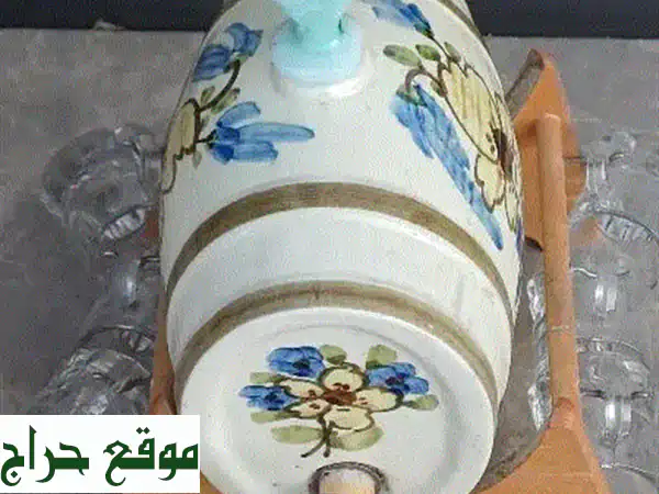 برميل بورسلان أوروبي عتيق - تحفة فنية لديكور منزلك من أبو خاطر