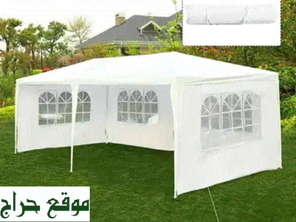 Gazebo 3x6 و 3x10 متر:  أجواء احتفالية رائعة في حديقتك! ☀️