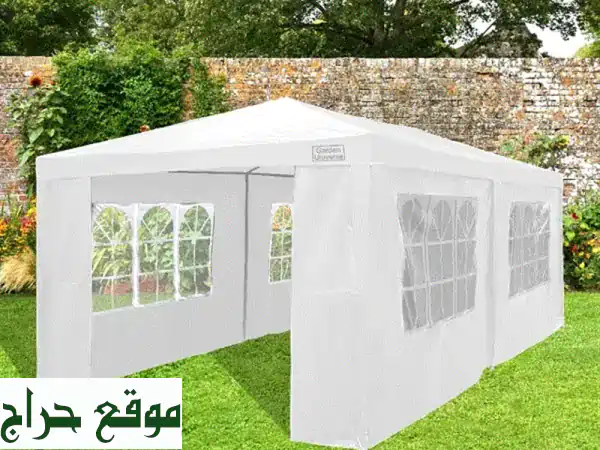 Gazebo 3x6 و 3x10 متر:  أجواء احتفالية رائعة في حديقتك! ☀️