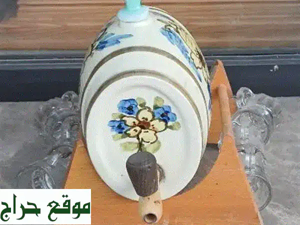 برميل بورسلان أوروبي عتيق - تحفة فنية لديكور منزلك...