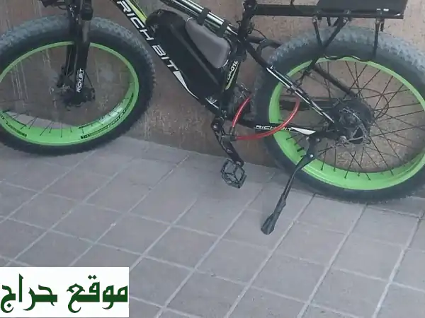 للبيع دراجة كهربائية عالية الجودة تايواني وبطارية جديدة تبلغ سرعتها 37 كم. ومسافة الشحنه الواحدة 60 ...