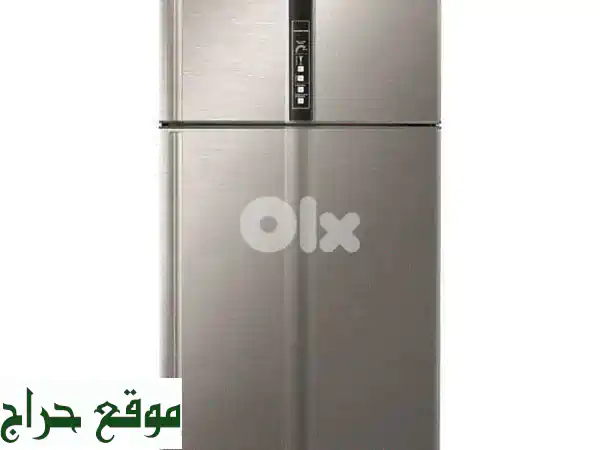 Refrigerator Hitachi 4 Doors Stainless براد هيتاشي الأصلي إنفرتر