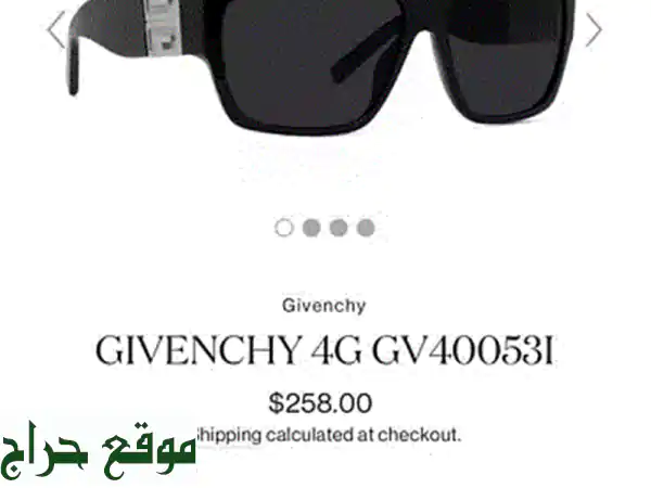 فرصة ذهبية: نظارات Givenchy 4G الشمسية الرجالية الأصلية - مستعملة بحالة ممتازة كالجديدة
