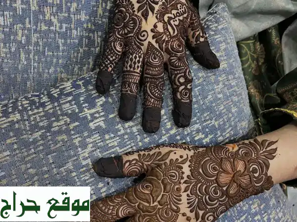 فنانة حناء محترفة: أجمل نقوش مهندي طبيعية لمناسباتك!