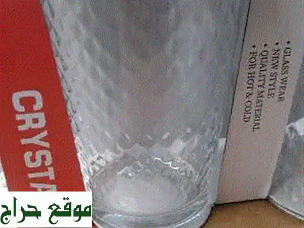 ⚡️ عرض حصري: طقم أكواب عصير فاخر (12 حبة) - جديد وأصلي...