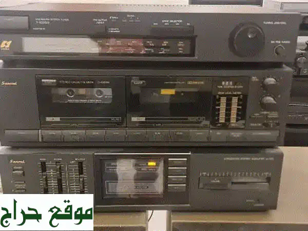 Sansui A-550: مكبر صوت كاسيت راديو ياباني أصلي - جودة...