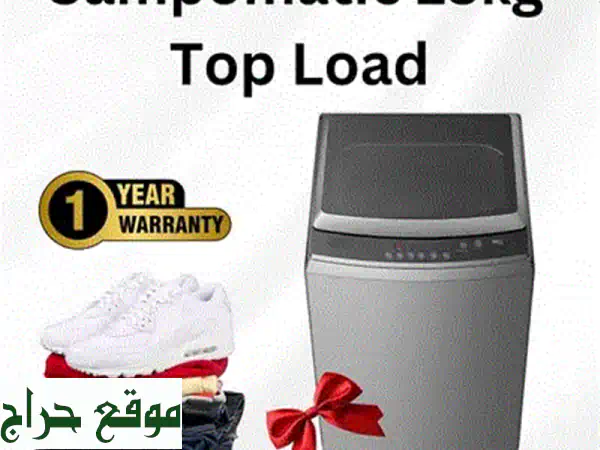 غسالة إل جي 16 كيلو باب علوي (سمارت إنفرتر) - جديدة بكرتونها! ضمان سنة كاملة