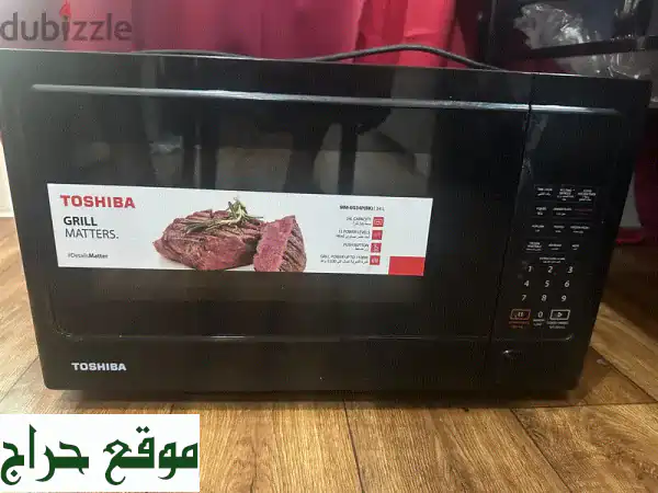 فرن مايكروويف توشيبا شبه جديد بسعر لا يقاوم! (عرض محدود)