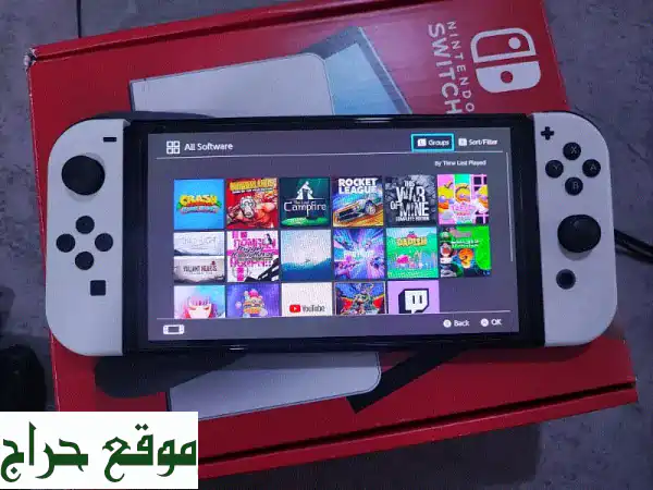 Nintendo Switch OLED with Games نينتيندو سويتش اوليد مع العاب