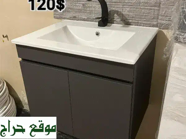 مغاسل إنكاستري 60 سم - خشب فاخر، تصميم أنيق، جودة عالية