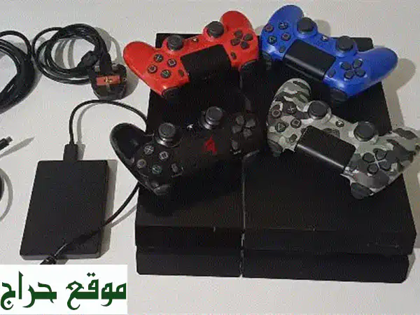 PlayStation 4 بحالة ممتازة -  عرض لا يُفوّت!  🎮