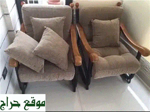 عرض حصري! غرفة جلوس كاملة (2 صوفا سرير + 2 كنب +...