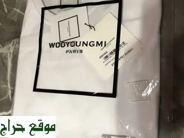 تيشيرت Wooyoungmi الأبيض الرائع - مقاس 46 - قطعة فريدة...