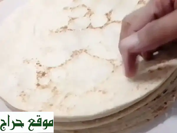 خبز صاج سوري أصيل - جودة لا تُقاوم، طعمٌ يُذهل الحواس!