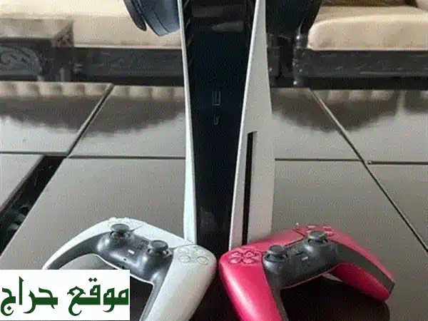 بلايستيشن 5 مستعمل بحالة ممتازة + هدية! (سماعة + تحكمين)