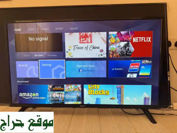 تلفزيون سمارت 40 بوصة - استخدام أسبوع فقط! - فرصة لا تُفوّت بـ 500 ريال