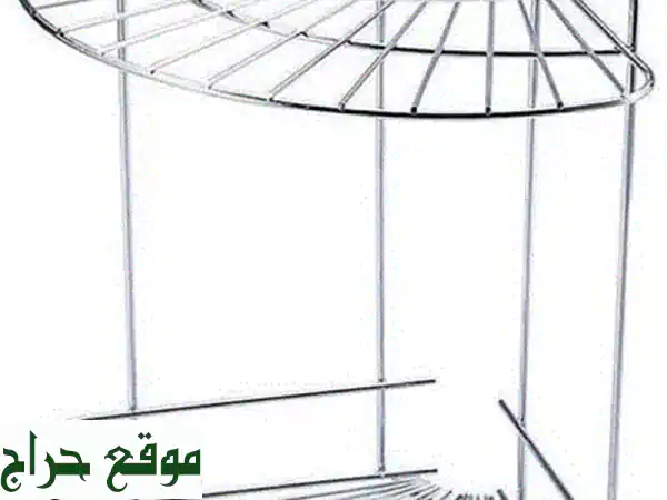 رف حمام أنيق من ألمانيا - تنظيم مثالي وراحة فائقة!
