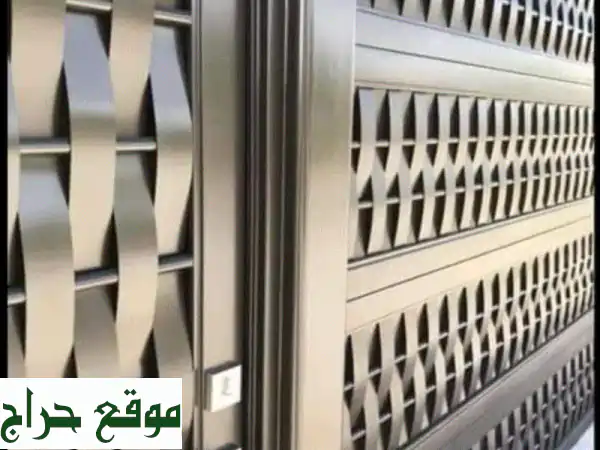 أعمال ستانلس ستيل، سيكوريت، ألكوبوند، وفولدنج بانل | تصميمات أنيقة وعمل احترافي