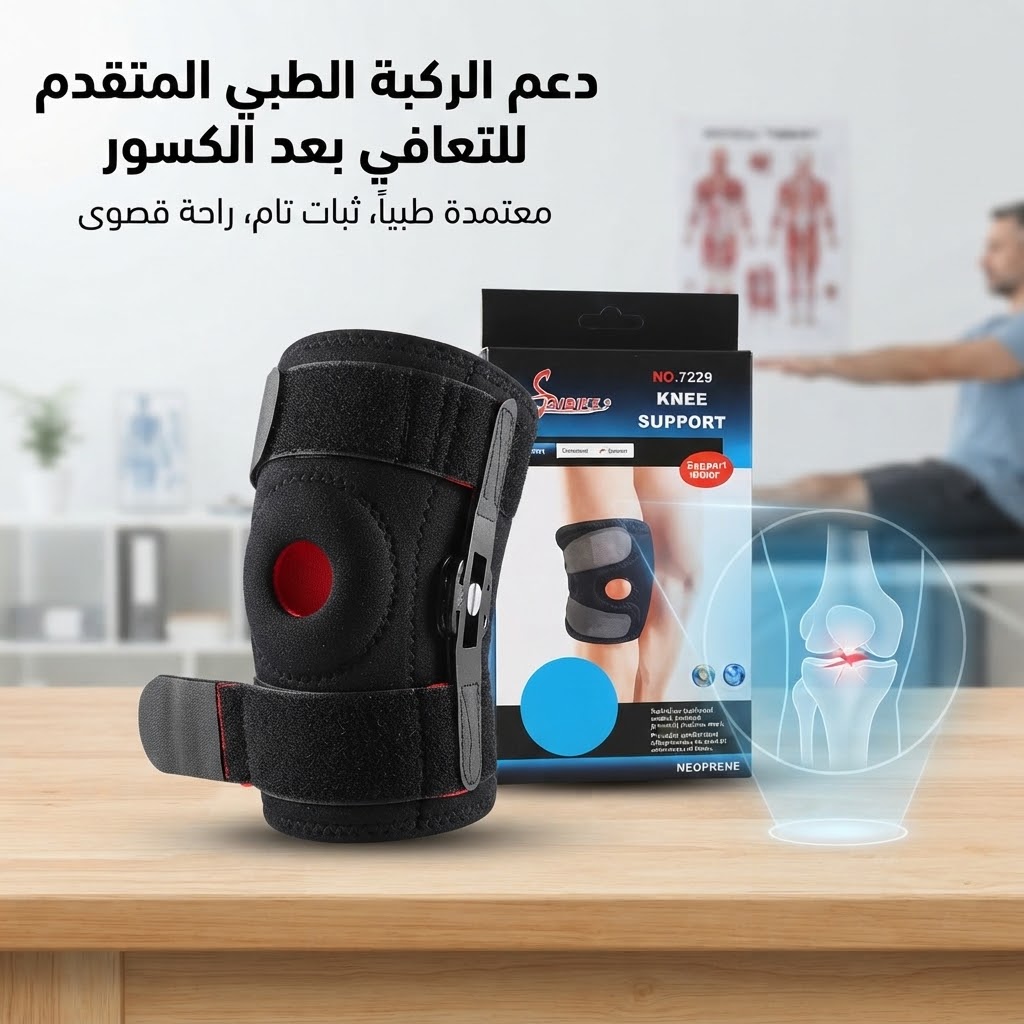 ركبه كني سبورت تستخدم في علاج حالات الكسر في الركبه