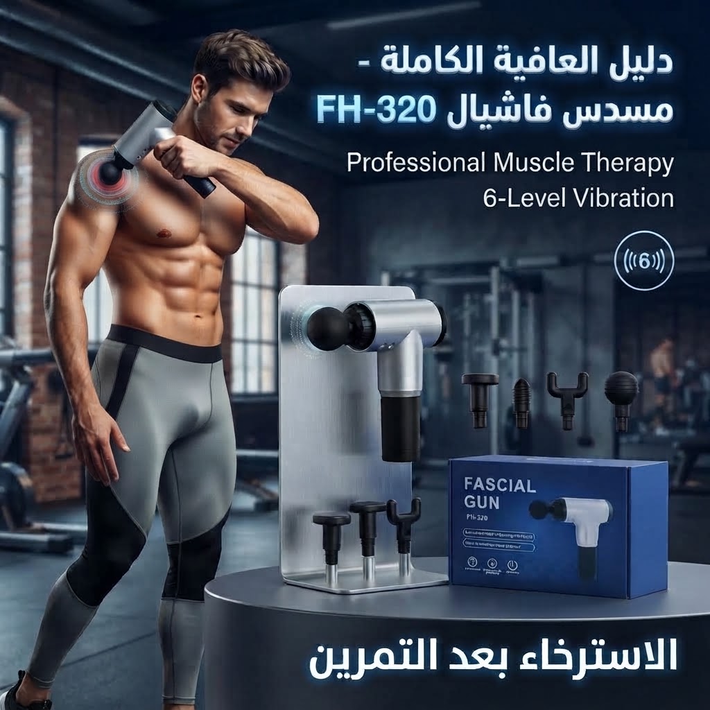 جهاز المساج المسدس لجلسة تدليك في البيت
