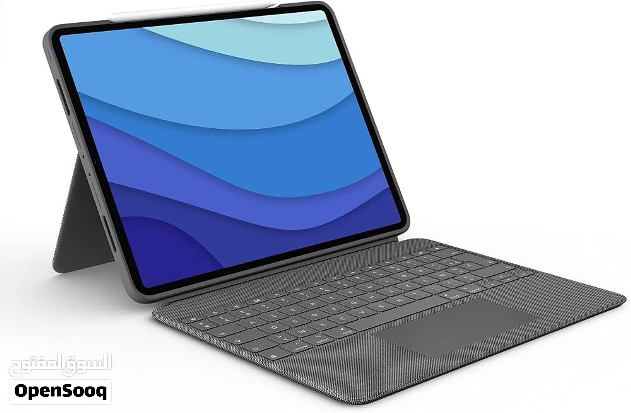 Logitech Combo Touch لجهاز iPad Pro 12.9 – نسخة فرنسا