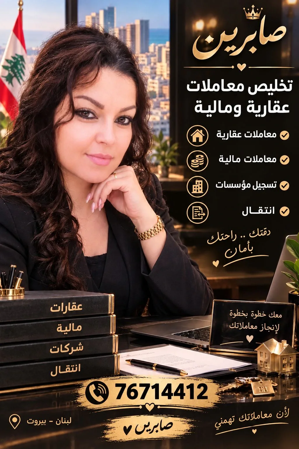 تخليص معاملات عقارية ومالية تسجيل مؤسسات، حصر ارث انتقال، بيروت، بعبدا، المتن