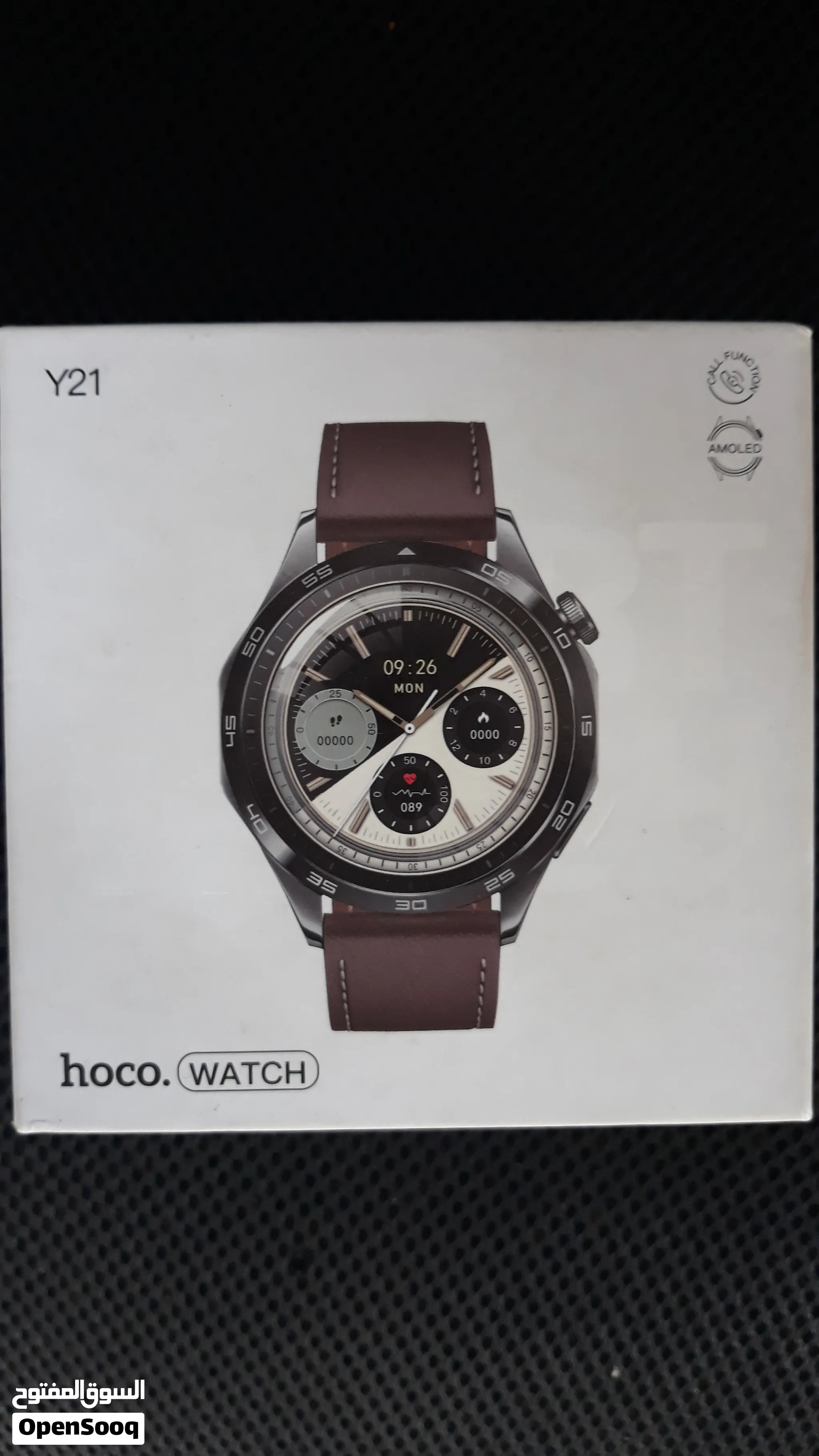 ساعة جديدة ماركة هوكو بسعر 30$ hoco Y21 smart watch