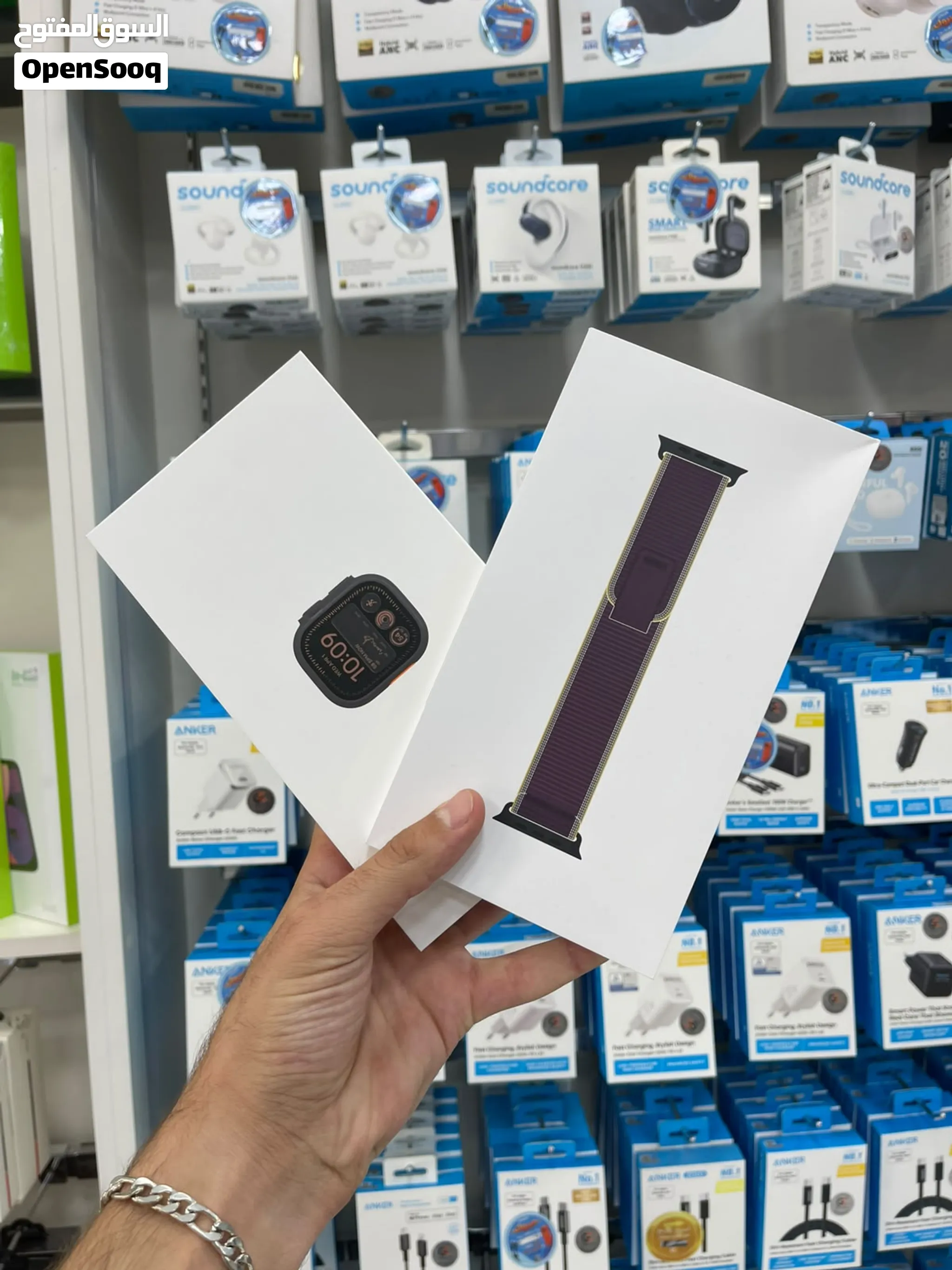 Apple watch ultra 4 New ابو واتش الترا 4. جديد. لون الترند