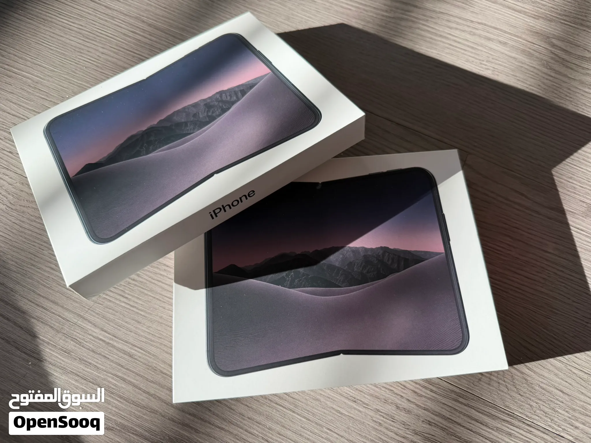 iPhone Duo 256GB Sky Blue جديد مغلق بالكرتونة الأصلية