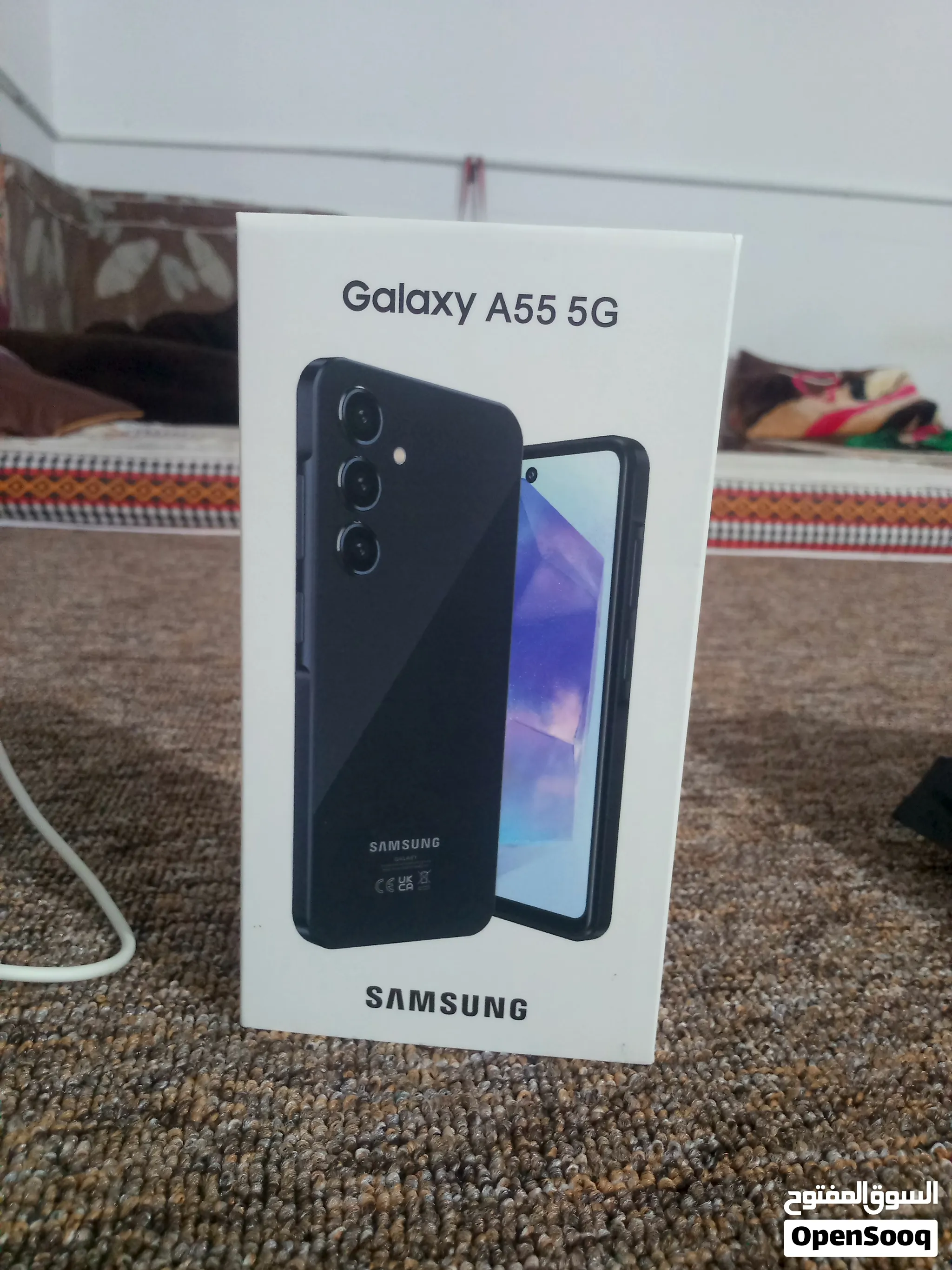 السلام عليكم متوافر Samsung Galaxy A55 5G للبيع ب 256g RAM 16 بسعر حررق اسرع الكمية محدودة