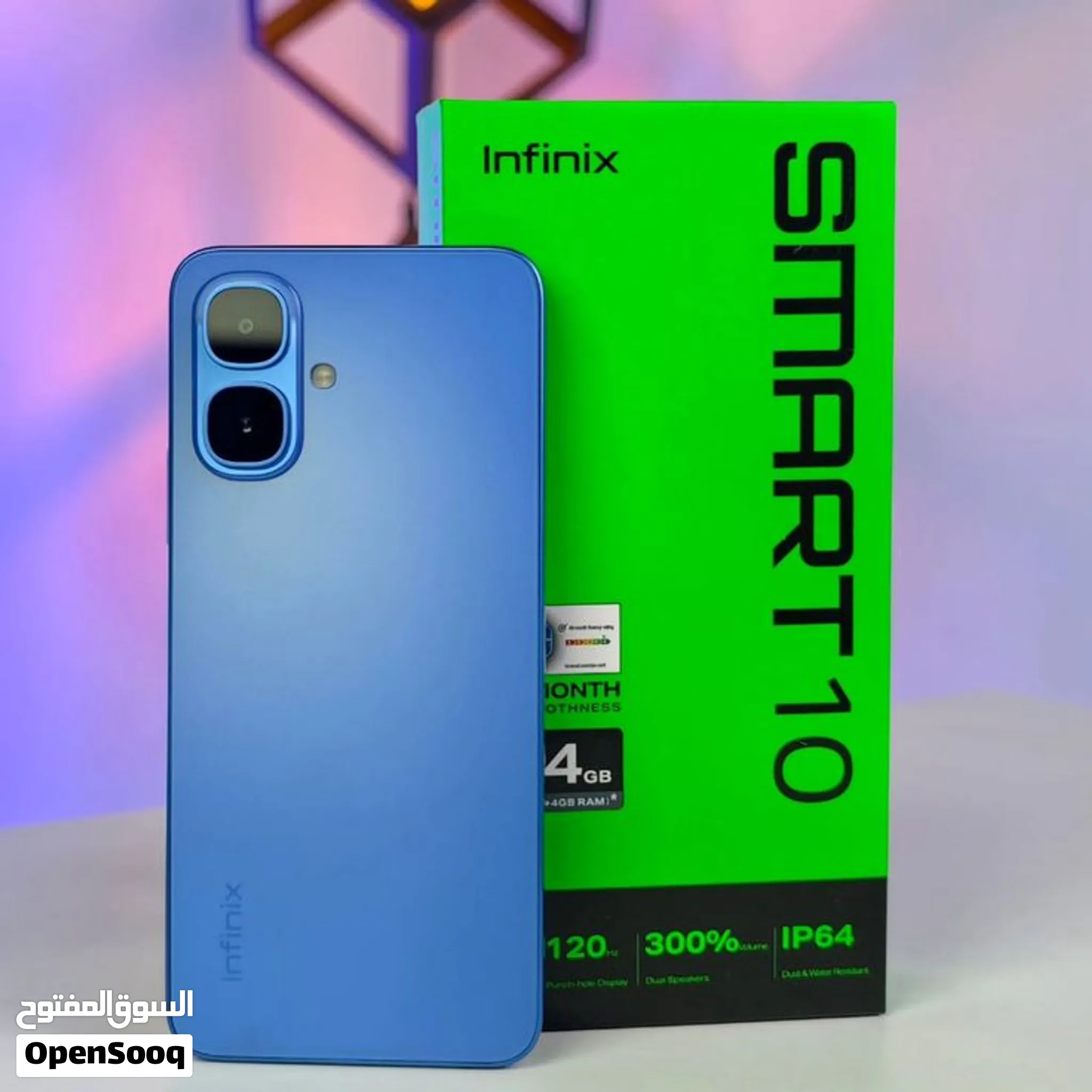 Infinix smart 10 bonne état la batterie 5000 ram 8 stockage 128