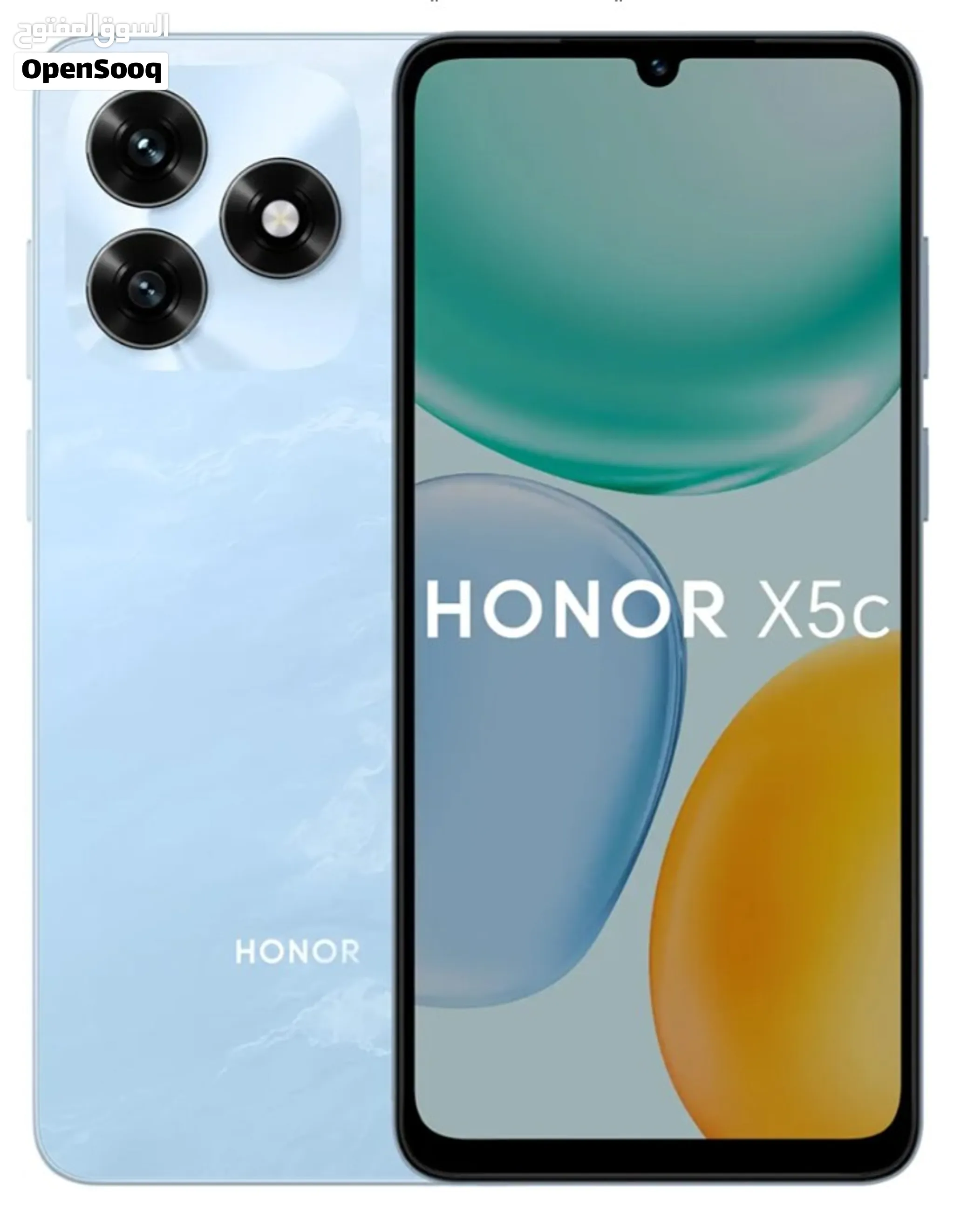 جوال هونر (Honor) بلون أزرق مميز شاشة كبيرة وبطارية ضخمة 5130mAh