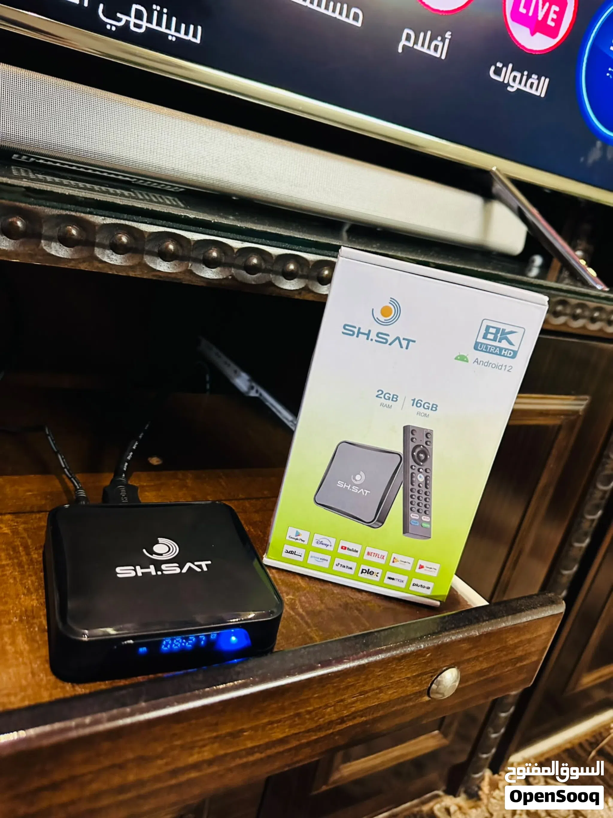 رسيفر كامل فل قنوات اشتراك مفتوح 8K