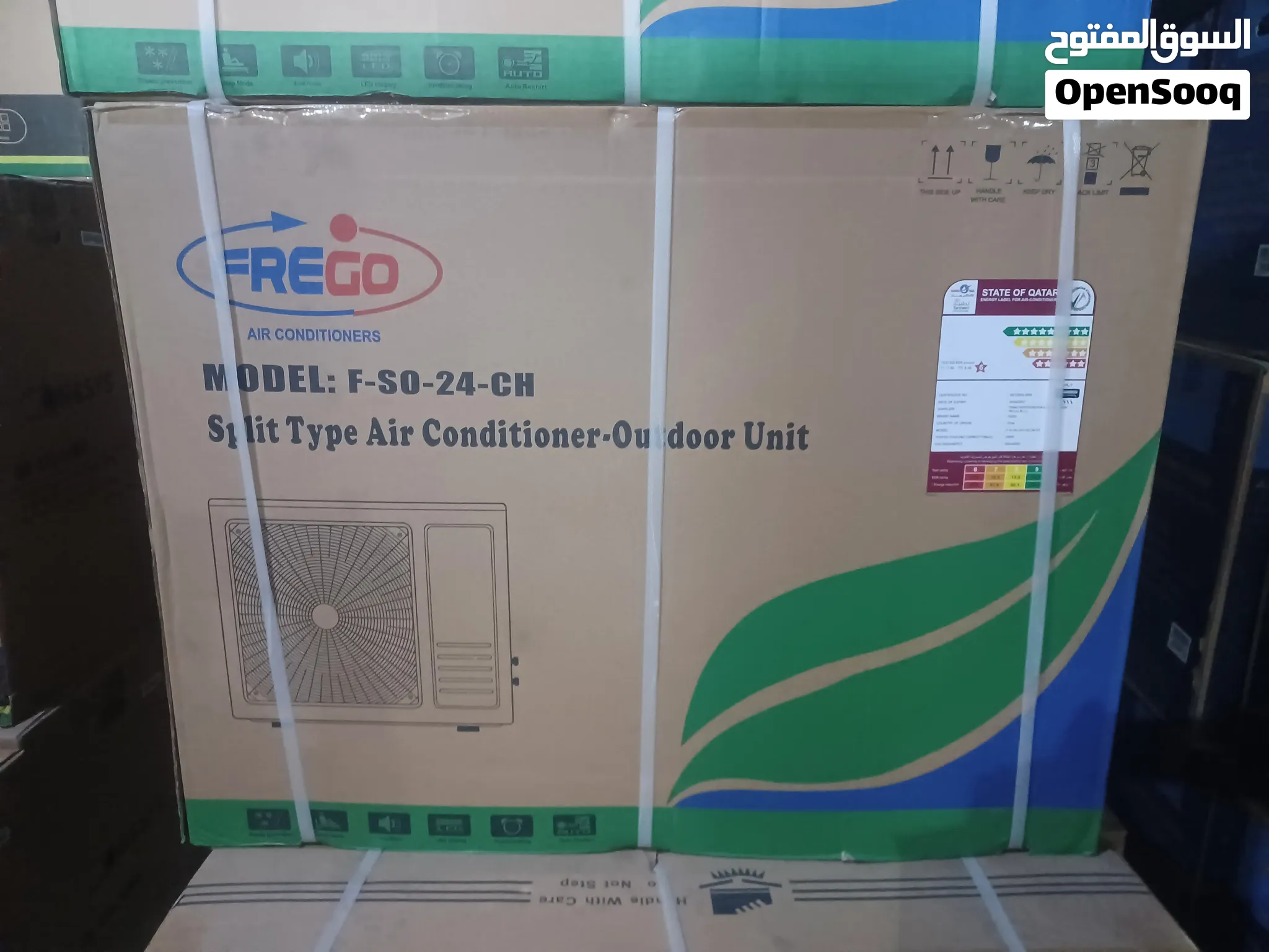 freego split sir conditioner with coper pipe with installation