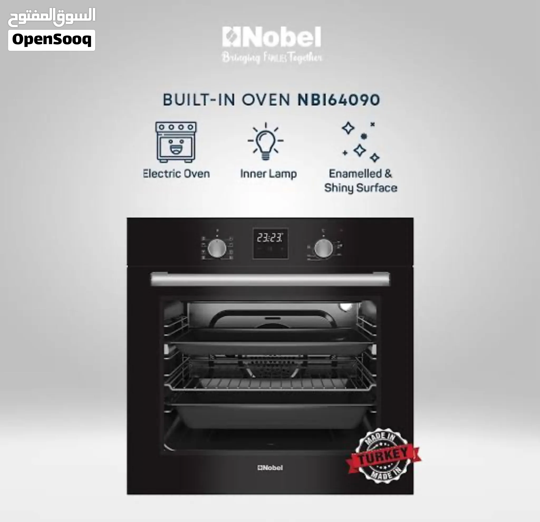 فرن نويل المدمج (Nobel Built-in Oven NBI64090)