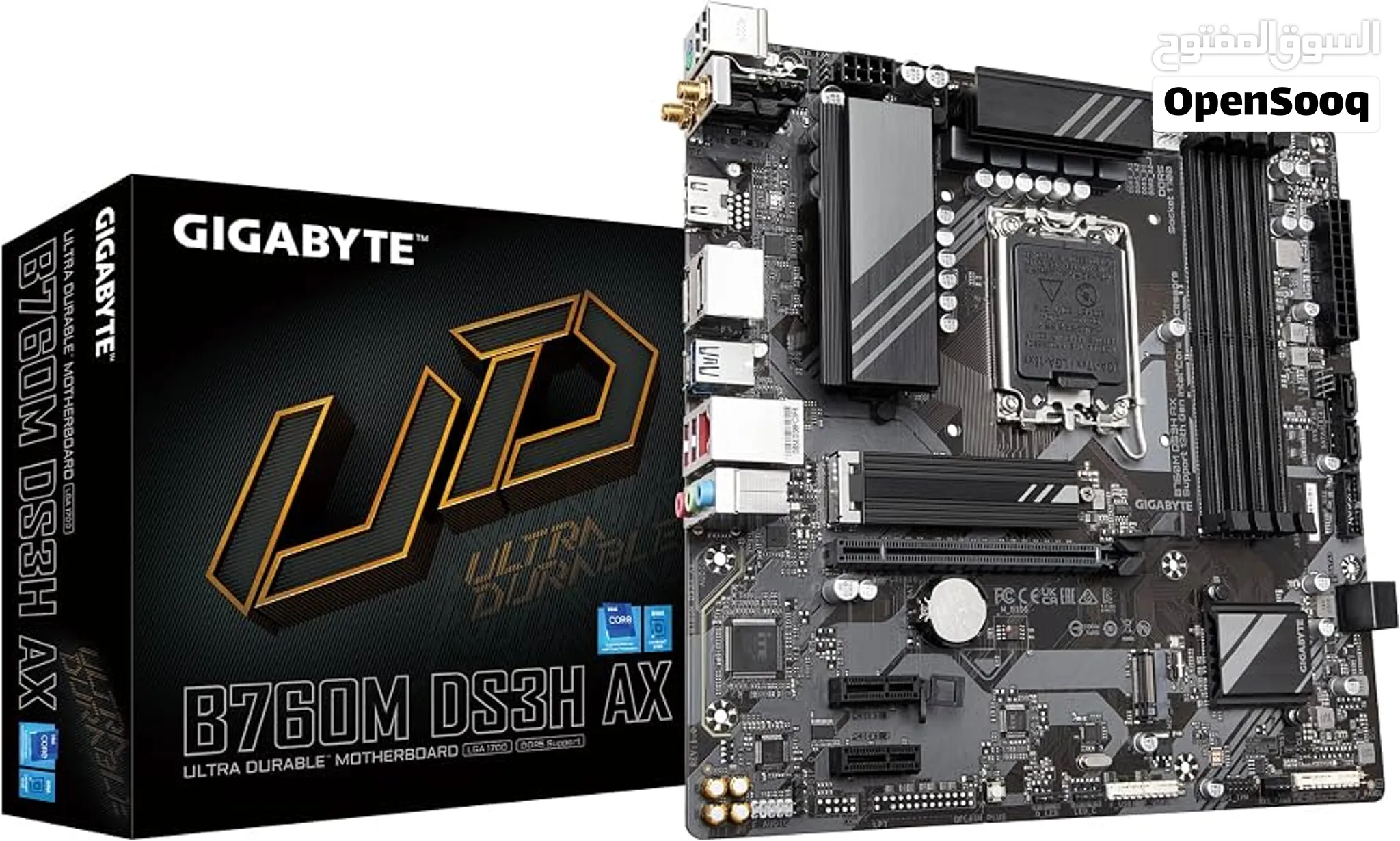متوفر لوحة بسعر 499 شيكل Motherboard Gigabyte Wifi B760m Ds3h Ax DDR5