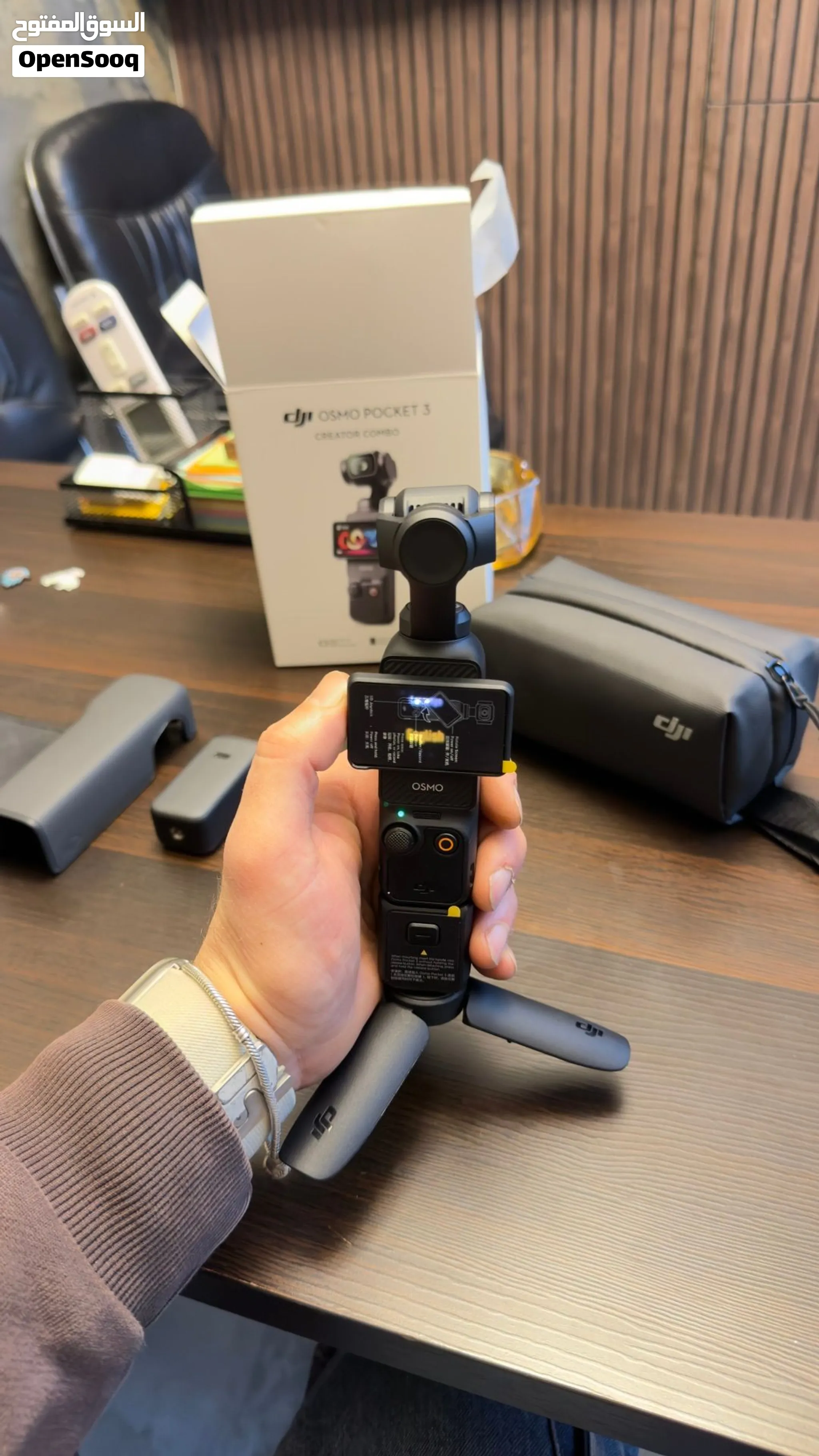 كاميرا dji compo osmo3 الكاميرا مستعملة اسبوع او اقل