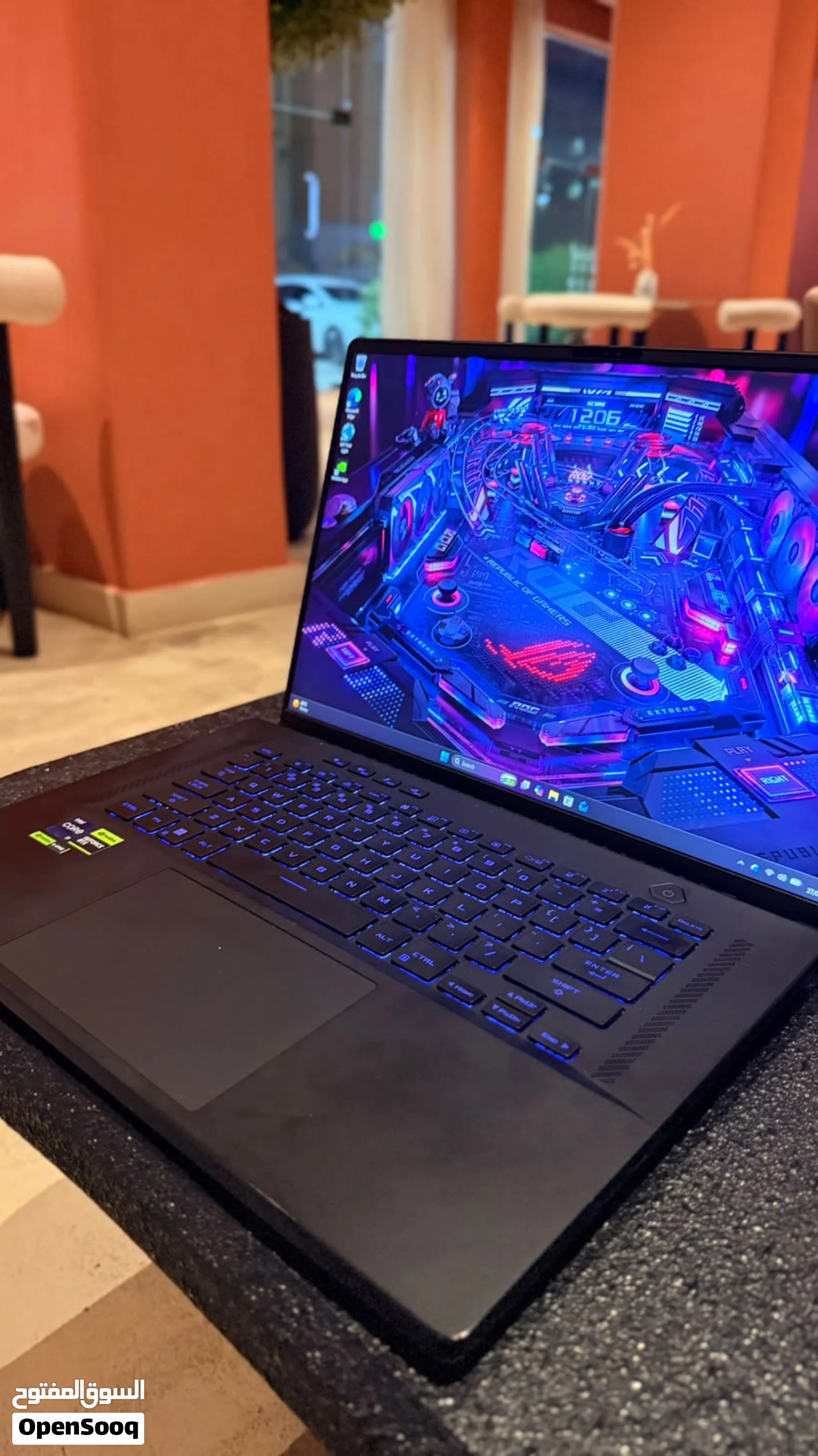 ASUS ROG Zephyrus 40GB RAM SSD 1TB RTX 4070 جيمنج قوي جدا