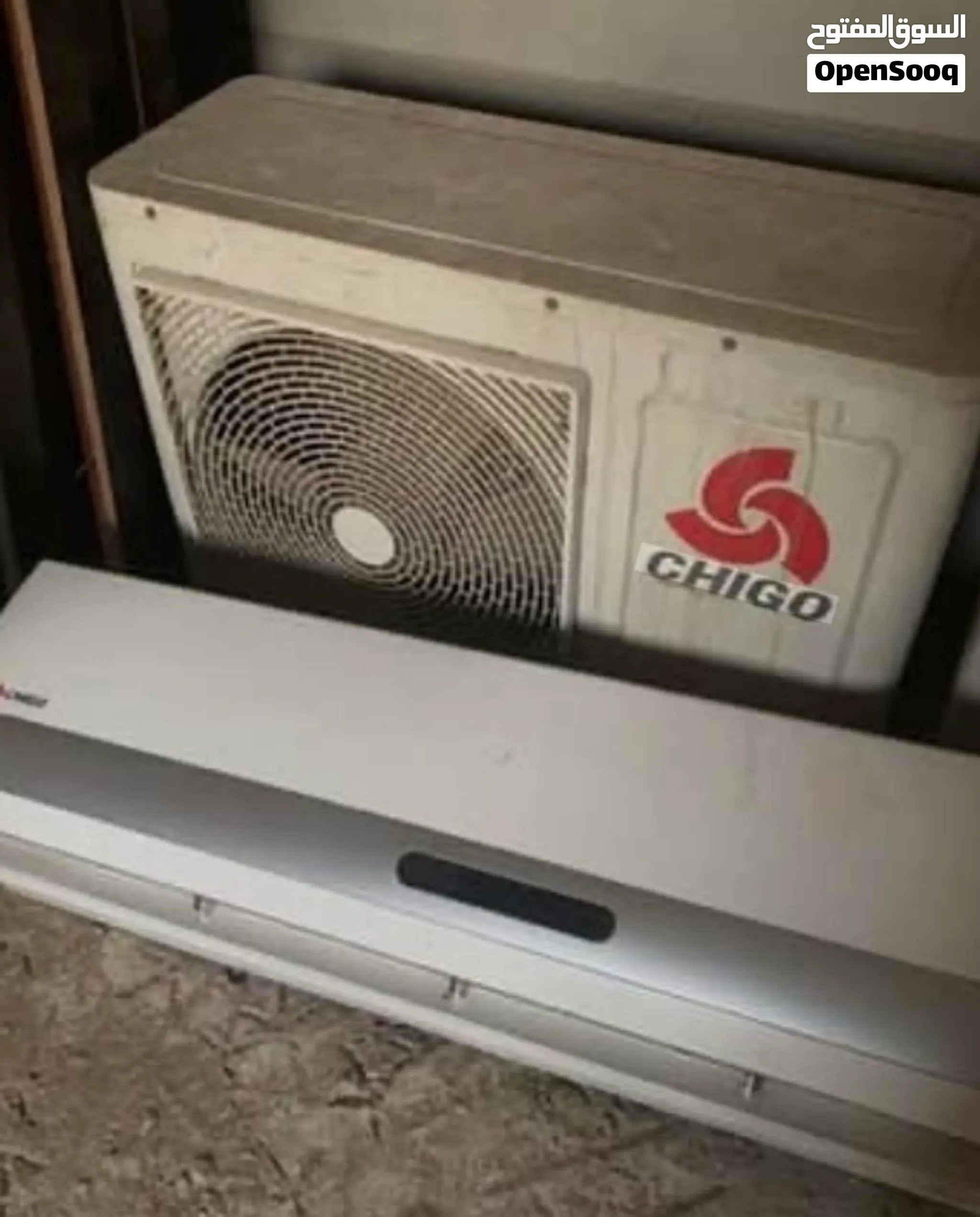 مكيف 24 مستمعل شغال نوع شيجو وسعره كزيوني تبيه راكب بسعره