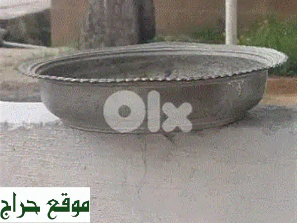 صحن نحاس أحمر أنتيك نادر | تحفة قديمة من محلات أبو خاطر زحلة