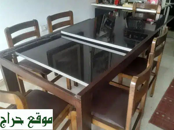 فرصة نادرة: طاولة طعام أوروبية فاخرة قابلة...