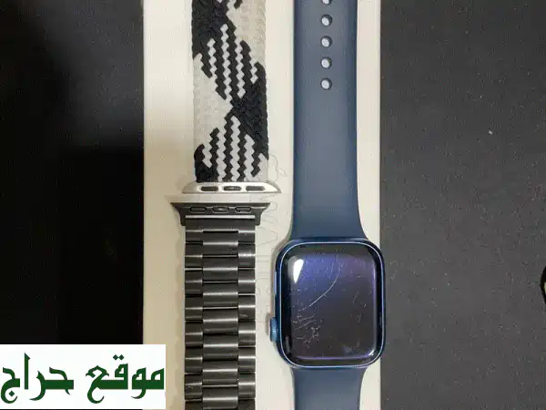 فرصة ذهبية: ابل واتش ٧ كحلي (بطارية ٨٩%) | شبه جديدة بـ...