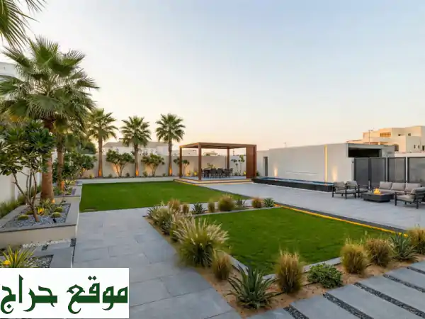 تصميم وتنفيذ 3D متكامل للفلل والمزارع | رؤيتك واقع...