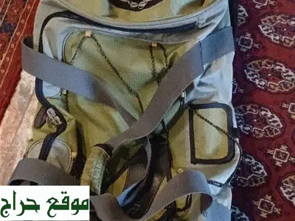 شنطة تخييم أصلية عملاقة (ظهر وعجلات) | بحالة الجديد...