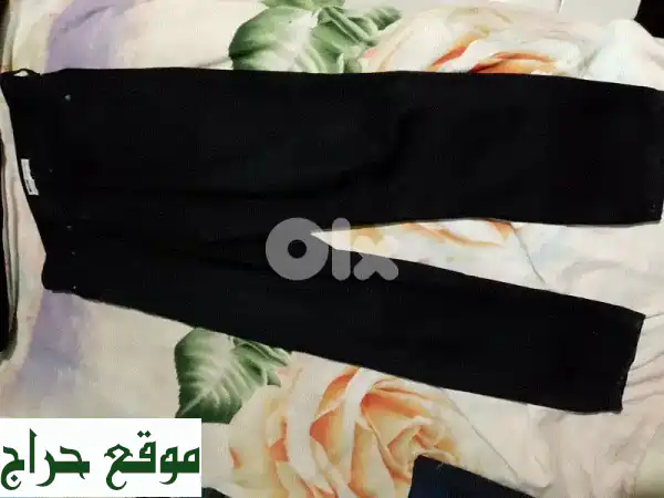 بنطلون جينز برشكا أسود رجالي بـ 10$ | خصم مذهل على...
