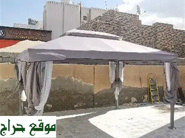 فرصة ذهبية! خيمة وجلسة خارجية فاخرة 4x3 من دانوب هوم - جديدة كليًا للبيع