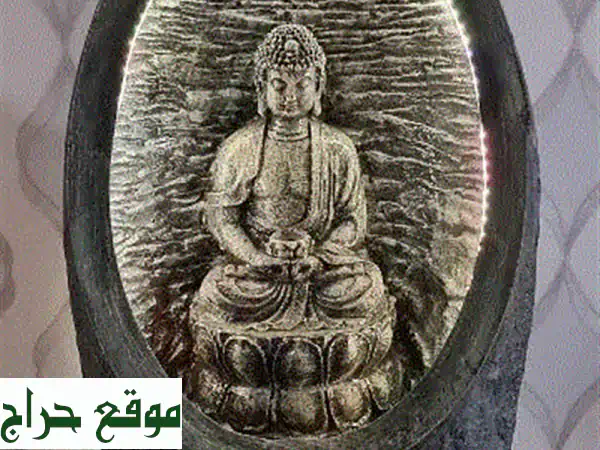 شلال بوذا الساحر بالضباب والألوان | نافورة...