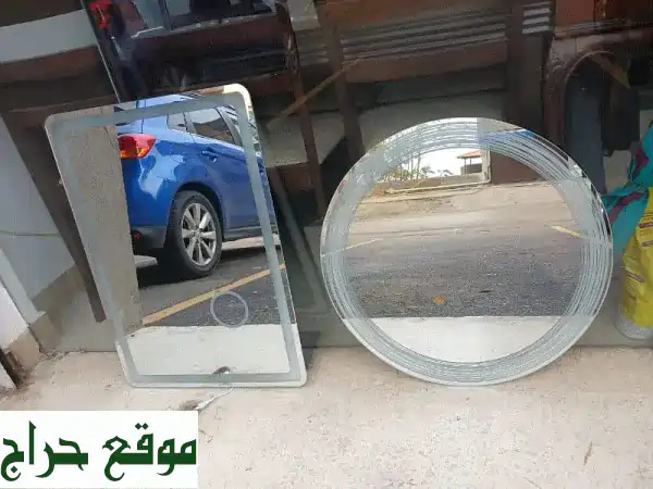 أضئ حمامك بفخامة: مراية LED مبروم مربع – تصميم...